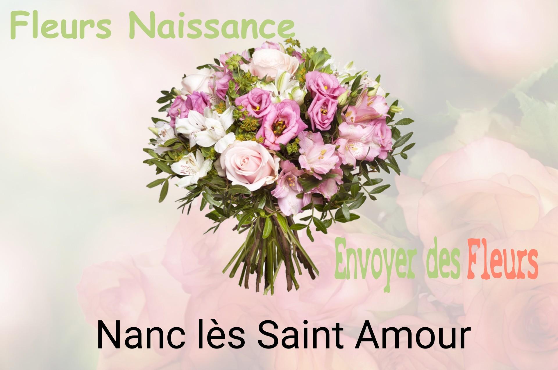 Bouquet de fleurs de naissance livré à Nanc-lès-Saint-Amour
