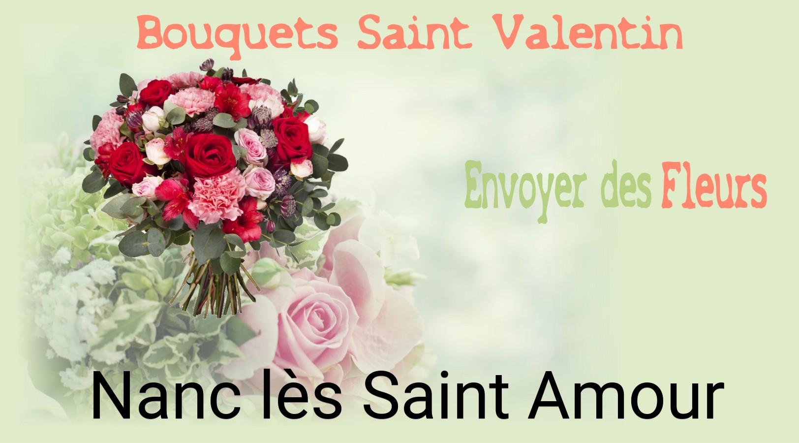 Roses de Saint-Valentin livrées à Nanc-lès-Saint-Amour